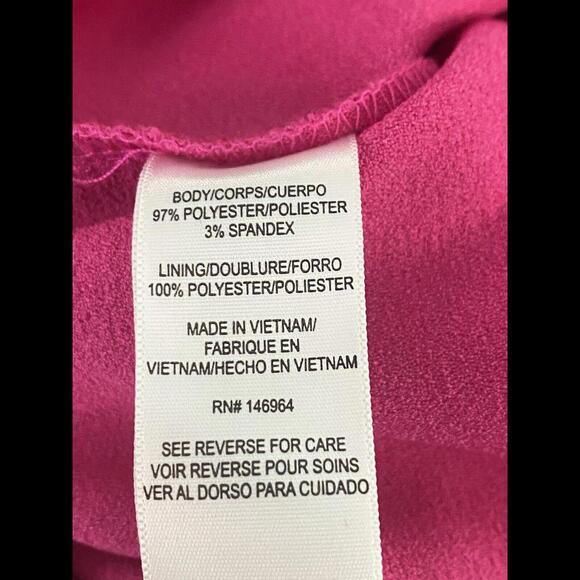 Julia Jordan Pink Bow Jumpsuit Size 16 - Picture 7 of 10